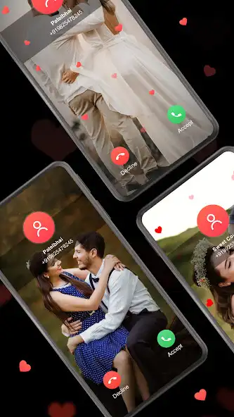Play Full Screen Love Video Ringtone For Incoming Call