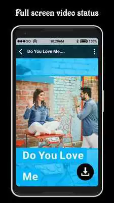 Play Fullscreen Lyrical Video Status Maker