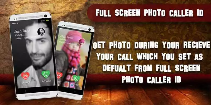 Play Full Screen Photo Caller ID