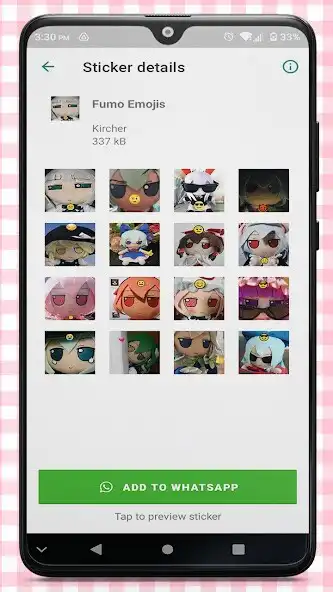 Play Fumo Stickers WA  and enjoy Fumo Stickers WA with UptoPlay