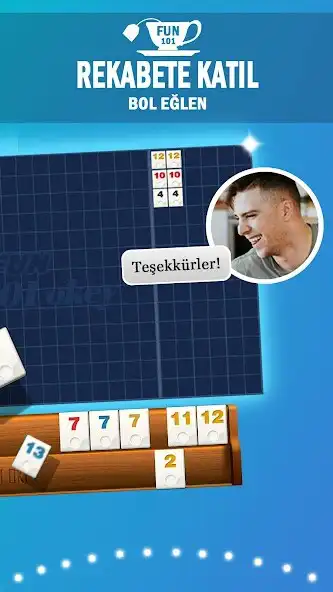 Play Fun 101 Okey® as an online game Fun 101 Okey® with UptoPlay