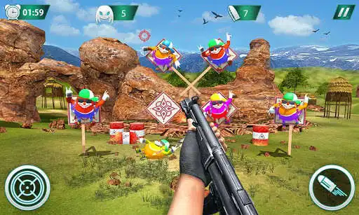 Play Fun Bird Shooting Game 2020 as an online game Fun Bird Shooting Game 2020 with UptoPlay