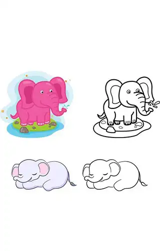 Play Fun Color Book as an online game Fun Color Book with UptoPlay