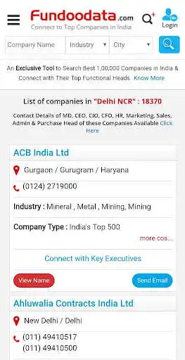 Play Fundoodata: Connect with Top Companies In India as an online game Fundoodata: Connect with Top Companies In India with UptoPlay
