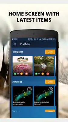Play Fundrive - Ringtones, Videos  Wallpapers