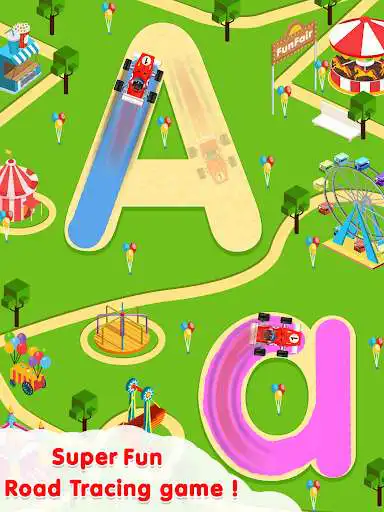 Play FunFair Tracing Book - Alphabets & Numbers Tracing  and enjoy FunFair Tracing Book - Alphabets & Numbers Tracing with UptoPlay