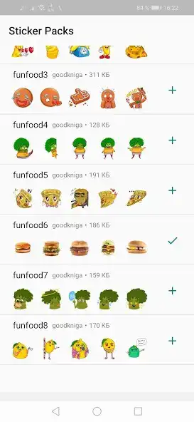 Play Fun Food WASticker  and enjoy Fun Food WASticker with UptoPlay