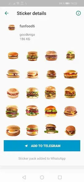 Play Fun Food WASticker as an online game Fun Food WASticker with UptoPlay