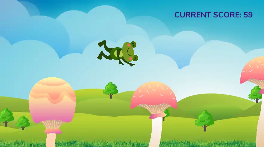 Play Fun Froggy Jump as an online game Fun Froggy Jump with UptoPlay