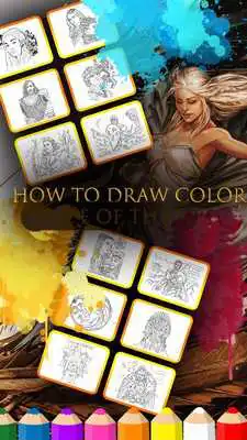 Play Fun Game-Of-Thrones Coloring Online Game