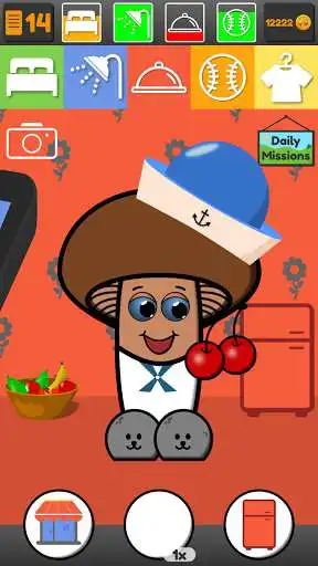 Play Fungii - cute virtual pet game as an online game Fungii - cute virtual pet game with UptoPlay