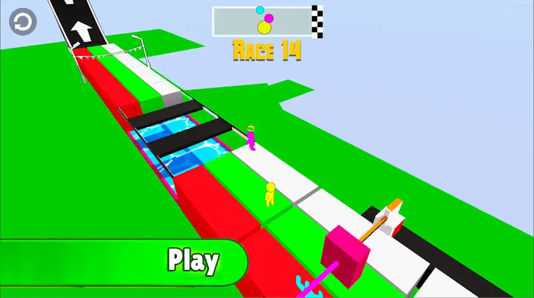 Play Fun Guy Race 3D as an online game Fun Guy Race 3D with UptoPlay