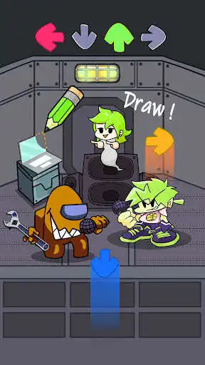 Play Funky Music Draw Match as an online game Funky Music Draw Match with UptoPlay