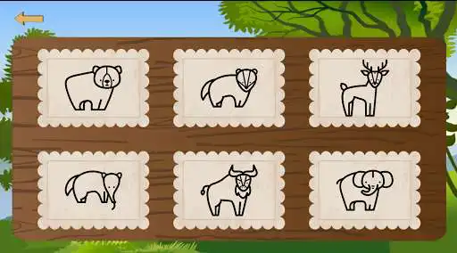 Play Funny Animals: Coloring pages as an online game Funny Animals: Coloring pages with UptoPlay