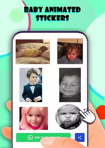 Play Funny Animated babies Stickers for WhatsApp 2021  and enjoy Funny Animated babies Stickers for WhatsApp 2021 with UptoPlay