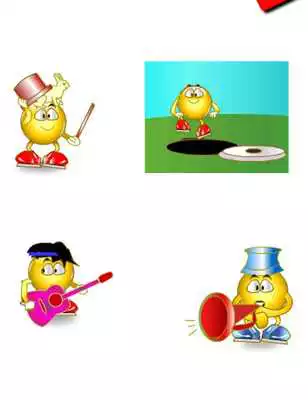 Play funny animated smiley for chat
