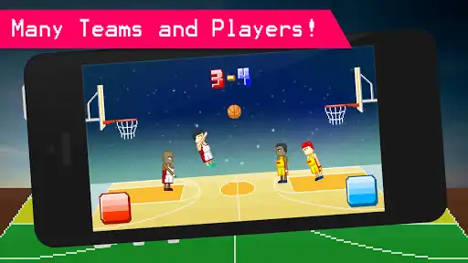 Play Funny Basketball - 2 Player  and enjoy Funny Basketball - 2 Player with UptoPlay