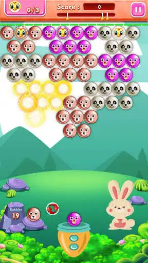 Play APK Funny Bunny Bubble Shooter  and enjoy Funny Bunny Bubble Shooter with UptoPlay com.RikhaApps.FunnyBunnyBubbleShooter