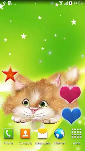 Play Funny Cat Live Wallpaper  and enjoy Funny Cat Live Wallpaper with UptoPlay