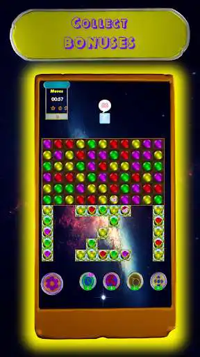 Play Funny Cosmic Match 3 as an online game Funny Cosmic Match 3 with UptoPlay