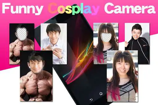 Play APK Funny Cosplay Camera - Free  and enjoy Funny Cosplay Camera - Free with UptoPlay info.camouful.stickerphoto