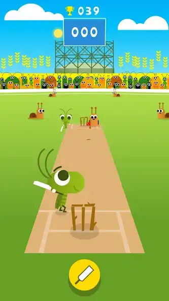 Play Funny Doodle Cricket Game as an online game Funny Doodle Cricket Game with UptoPlay