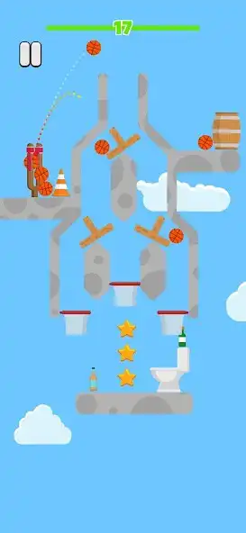 Play Funny Dunk as an online game Funny Dunk with UptoPlay