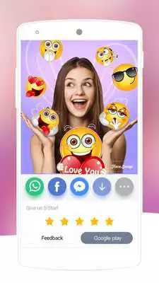 Play Funny Emoji Photo Camera