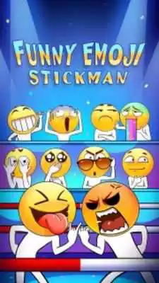 Play Funny Emoji Stickman Sticker