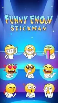 Play Funny Emoji Stickman Sticker