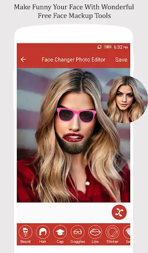 Play Funny Face Changer as an online game Funny Face Changer with UptoPlay