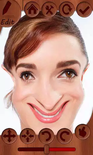 Play Funny Face Effect : Photo Wrap as an online game Funny Face Effect : Photo Wrap with UptoPlay