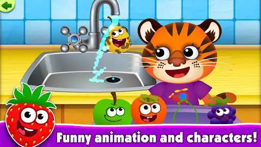 Play FunnyFood Kindergarten learning games for toddlers