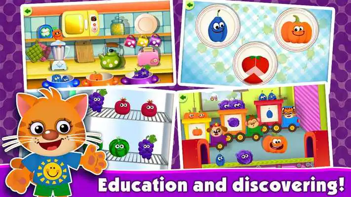 Play FunnyFood Kindergarten learning games for toddlers