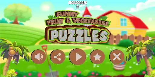 Play Funny Fruit and Vegetables Puzzles  and enjoy Funny Fruit and Vegetables Puzzles with UptoPlay