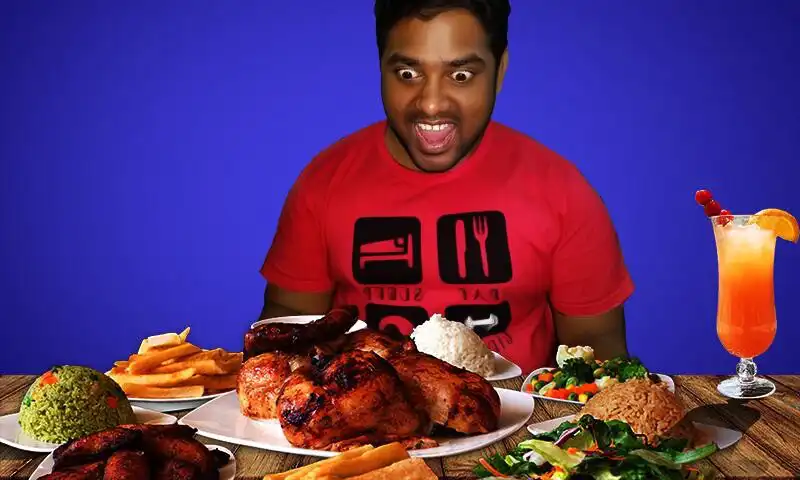 Play Funny Photo Maker - Food Party Photo Frames as an online game Funny Photo Maker - Food Party Photo Frames with UptoPlay