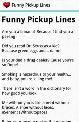 Play Funny Pickup Lines Valentines