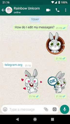 Play Funny Rabbit Stickers WAStickerApps  and enjoy Funny Rabbit Stickers WAStickerApps with UptoPlay