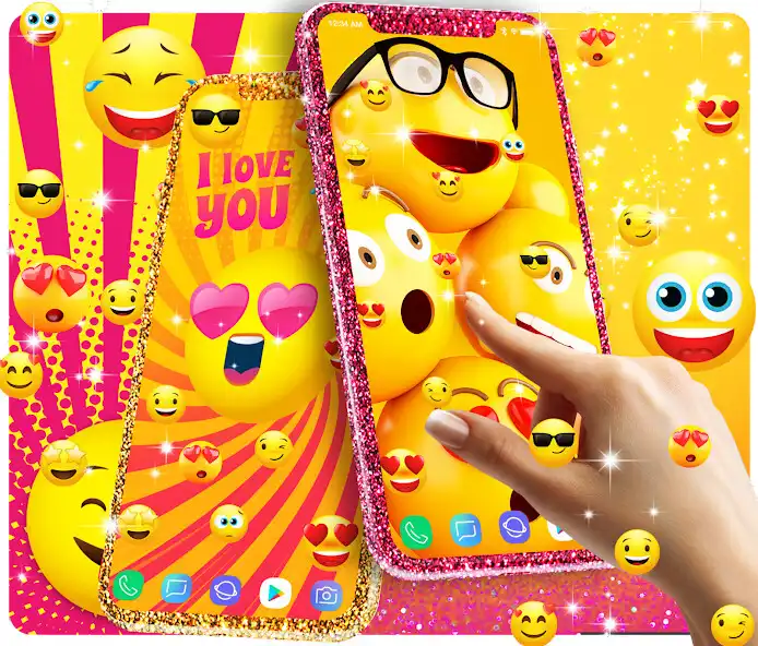Play Funny smiley emoji wallpapers as an online game Funny smiley emoji wallpapers with UptoPlay