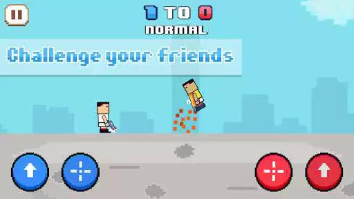 Play Funny Snipers - 2 Player Games as an online game Funny Snipers - 2 Player Games with UptoPlay