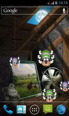 Play Funny spiders Live Wallpaper