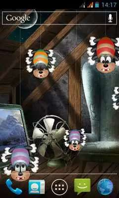 Play Funny spiders Live Wallpaper
