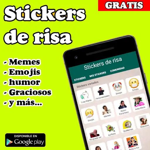 Play Funny Stickers in Spanish to laugh WAStickerApps  and enjoy Funny Stickers in Spanish to laugh WAStickerApps with UptoPlay