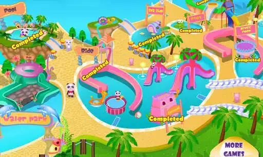 Play Fun Pet Waterpark Aqua World as an online game Fun Pet Waterpark Aqua World with UptoPlay