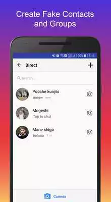 Play Funsta - Insta Fake Chat Post and Direct chat