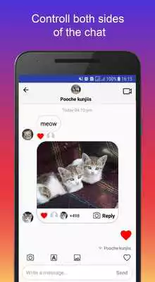 Play Funsta - Insta Fake Chat Post and Direct chat