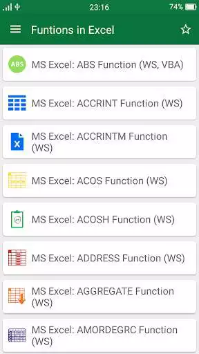 Play APK Funtions in Excel  and enjoy Funtions in Excel with UptoPlay com.qvsoft.funtionsinexcel