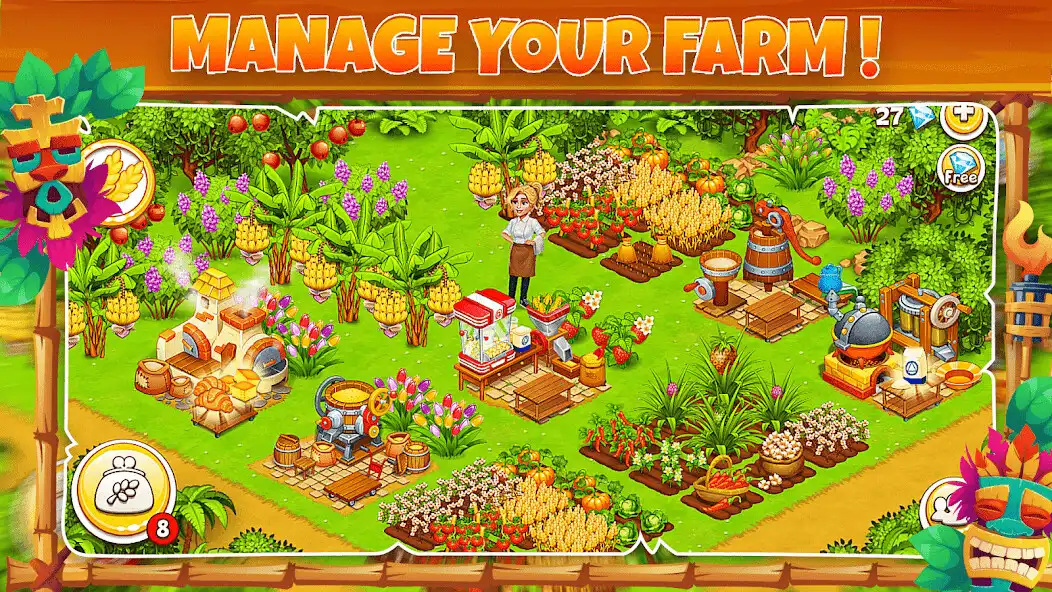 Play Fun Village: Happy Farm Day  and enjoy Fun Village: Happy Farm Day with UptoPlay