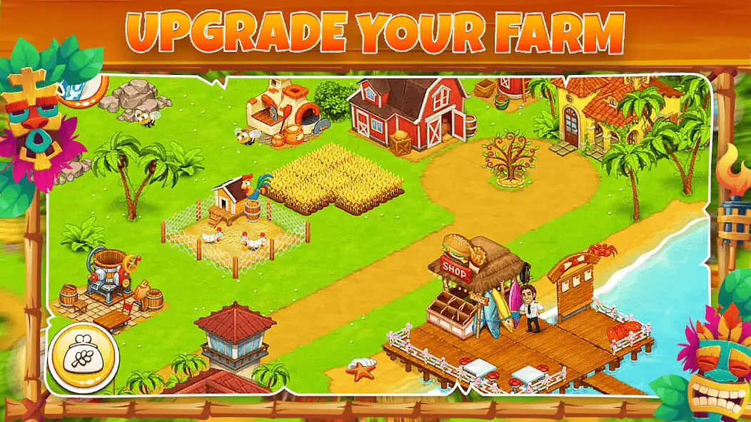 Play Fun Village: Happy Farm Day as an online game Fun Village: Happy Farm Day with UptoPlay