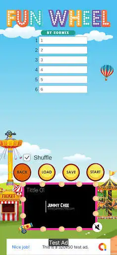 Play Fun Wheel as an online game Fun Wheel with UptoPlay